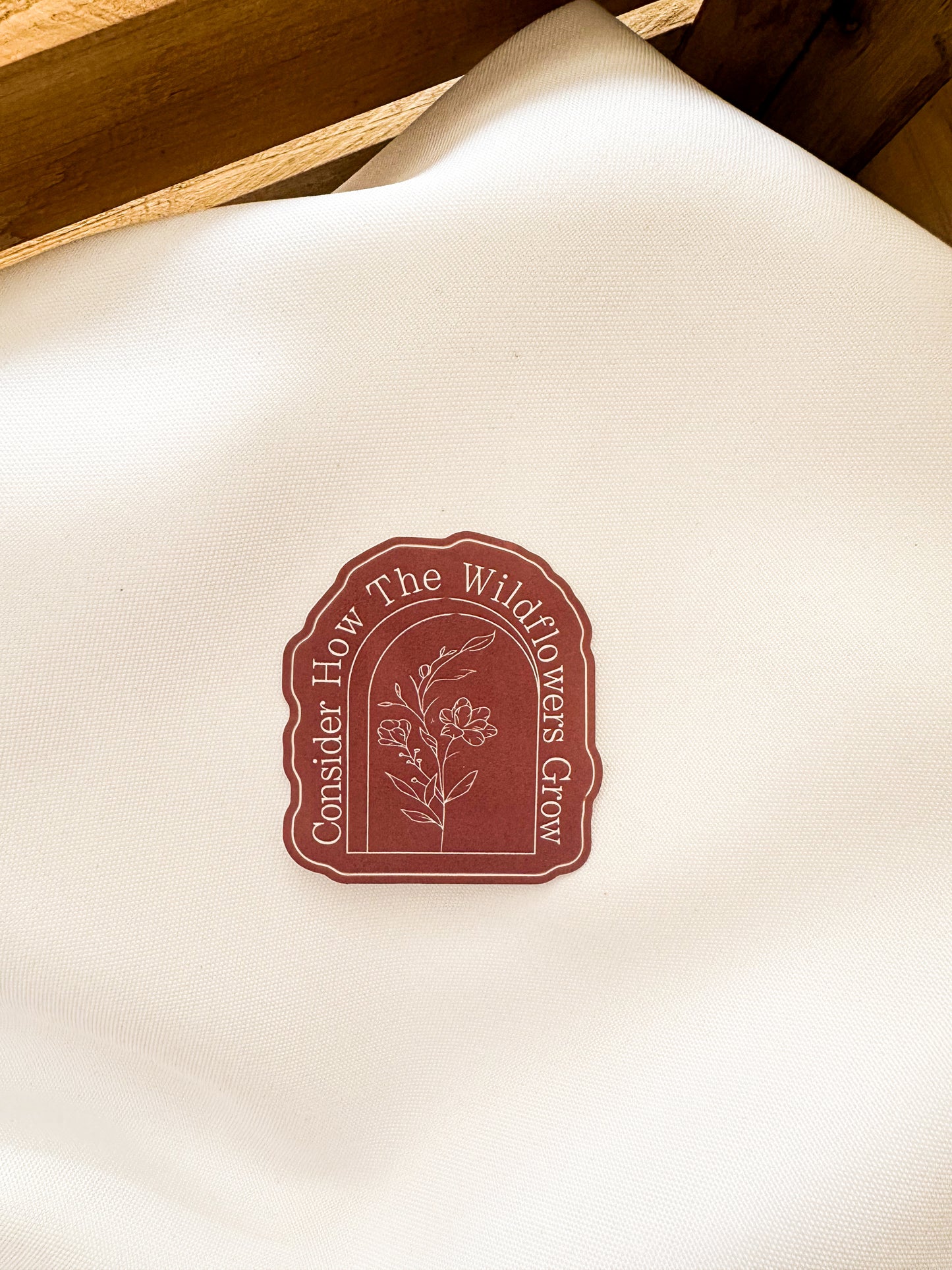 Consider The Wildflowers Sticker