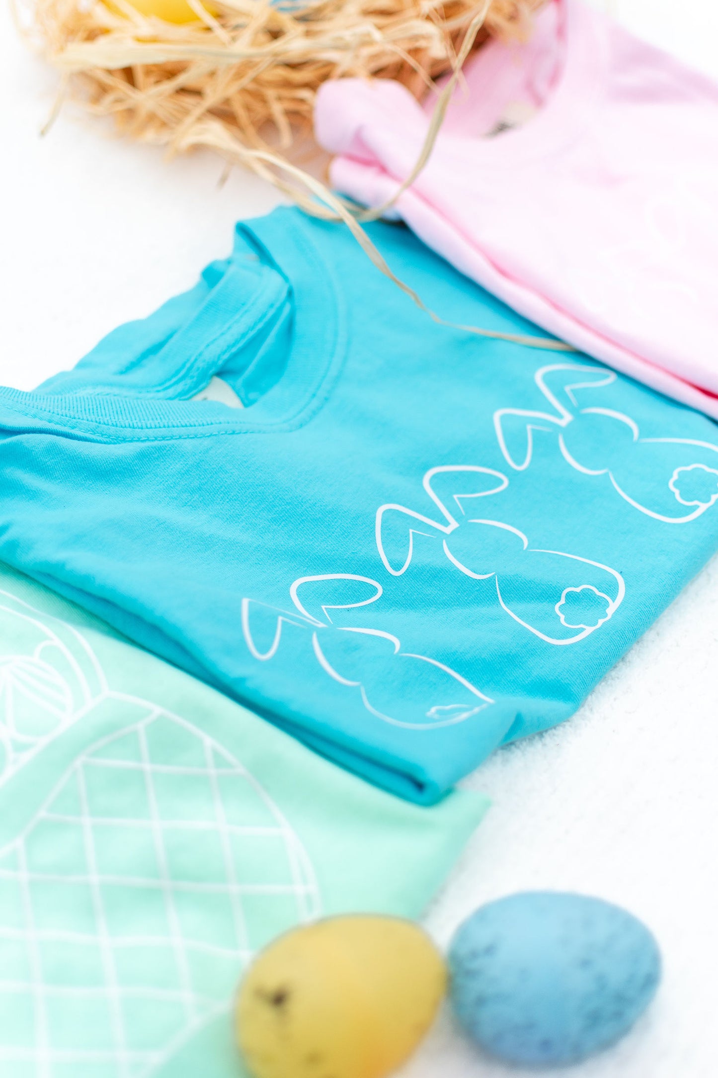 Kids Blue Bunnies Tee