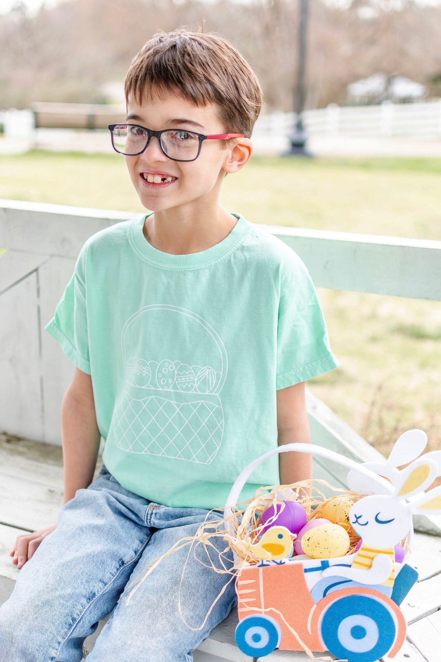 Kids Easter Basket Tee