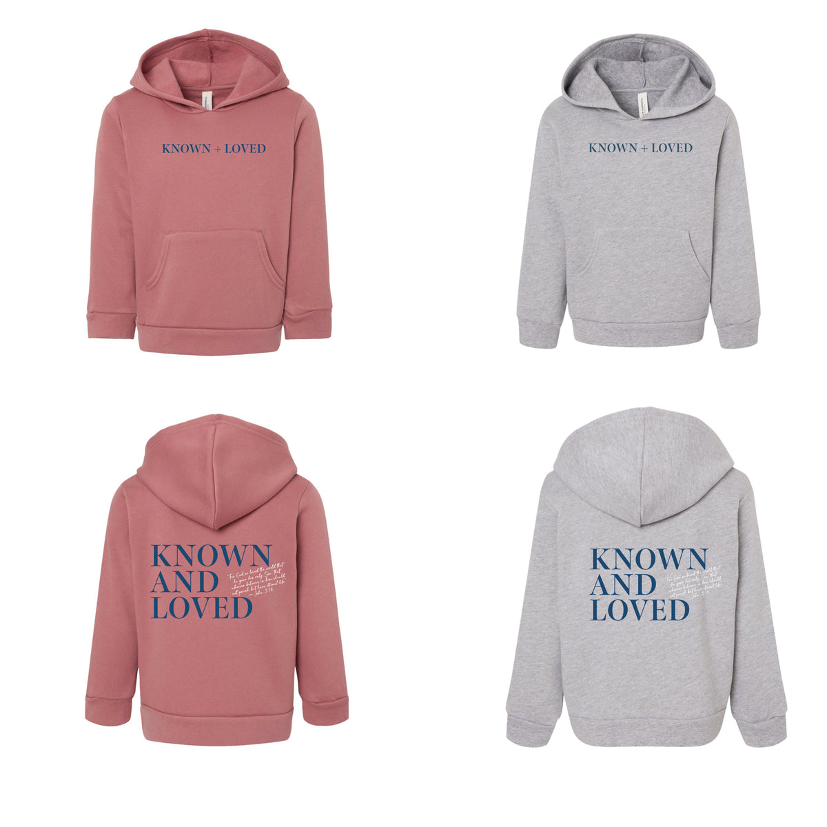 PREORDER Toddler Known + Loved Hoodie